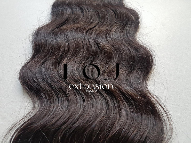 Extension Capelli Veri Mosso Castano